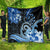 Polynesia Paisley Quilt Mix Blue Polynesian Pattern