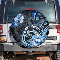 Polynesia Paisley Spare Tire Cover Mix Blue Polynesian Pattern LT05 Blue - Polynesian Pride