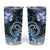 Polynesia Paisley Tumbler Cup Mix Blue Polynesian Pattern