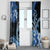 Polynesia Paisley Window Curtain Mix Blue Polynesian Pattern