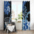 Polynesia Paisley Window Curtain Mix Blue Polynesian Pattern