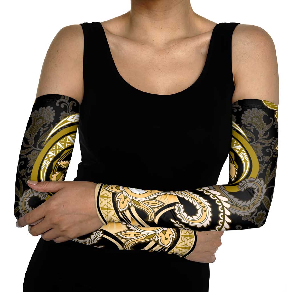 Polynesia Paisley Arm Sleeves Mix Gold Polynesian Pattern LT05 - Polynesian Pride