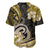 Polynesia Paisley Baseball Jersey Mix Gold Polynesian Pattern LT05 - Polynesian Pride