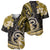 Polynesia Paisley Baseball Jersey Mix Gold Polynesian Pattern LT05 - Polynesian Pride