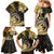 Polynesia Paisley Family Matching Mermaid Dress and Hawaiian Shirt Mix Gold Polynesian Pattern LT05 - Polynesian Pride