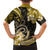 Polynesia Paisley Family Matching Off Shoulder Long Sleeve Dress and Hawaiian Shirt Mix Gold Polynesian Pattern LT05 - Polynesian Pride