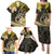 Polynesia Paisley Family Matching Puletasi and Hawaiian Shirt Mix Gold Polynesian Pattern LT05 - Polynesian Pride