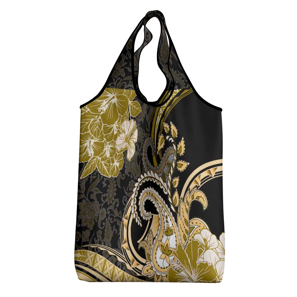 Polynesia Paisley Grocery Bag Mix Gold Polynesian Pattern LT05 - Polynesian Pride