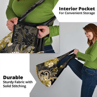 Polynesia Paisley Grocery Bag Mix Gold Polynesian Pattern LT05 - Polynesian Pride