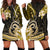 Polynesia Paisley Hoodie Dress Mix Gold Polynesian Pattern LT05 - Polynesian Pride