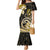 Polynesia Paisley Mermaid Dress Mix Gold Polynesian Pattern LT05 Women Gold - Polynesian Pride