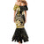 Polynesia Paisley Mermaid Dress Mix Gold Polynesian Pattern LT05 - Polynesian Pride