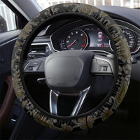 Polynesia Paisley Steering Wheel Cover Mix Gold Polynesian Pattern LT05 - Polynesian Pride
