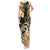 Polynesia Paisley Tank Maxi Dress Mix Gold Polynesian Pattern LT05 Women Gold - Polynesian Pride