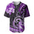 Polynesia Paisley Baseball Jersey Mix Purple Polynesian Pattern LT05 Purple - Polynesian Pride