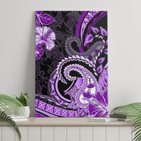 Polynesia Paisley Canvas Wall Art Mix Purple Polynesian Pattern LT05 - Polynesian Pride