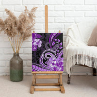 Polynesia Paisley Canvas Wall Art Mix Purple Polynesian Pattern LT05 - Polynesian Pride