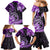 Polynesia Paisley Family Matching Mermaid Dress and Hawaiian Shirt Mix Purple Polynesian Pattern LT05 - Polynesian Pride