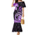 Polynesia Paisley Family Matching Mermaid Dress and Hawaiian Shirt Mix Purple Polynesian Pattern LT05 Mom's Dress Purple - Polynesian Pride