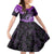 Polynesia Paisley Family Matching Off Shoulder Maxi Dress and Hawaiian Shirt Mix Purple Polynesian Pattern LT05 Daughter's Dress Purple - Polynesian Pride