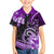 Polynesia Paisley Family Matching Off Shoulder Maxi Dress and Hawaiian Shirt Mix Purple Polynesian Pattern LT05 Son's Shirt Purple - Polynesian Pride