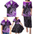 Polynesia Paisley Family Matching Puletasi and Hawaiian Shirt Mix Purple Polynesian Pattern LT05 - Polynesian Pride