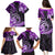 Polynesia Paisley Family Matching Puletasi and Hawaiian Shirt Mix Purple Polynesian Pattern LT05 - Polynesian Pride