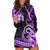 Polynesia Paisley Hoodie Dress Mix Purple Polynesian Pattern LT05 Purple - Polynesian Pride