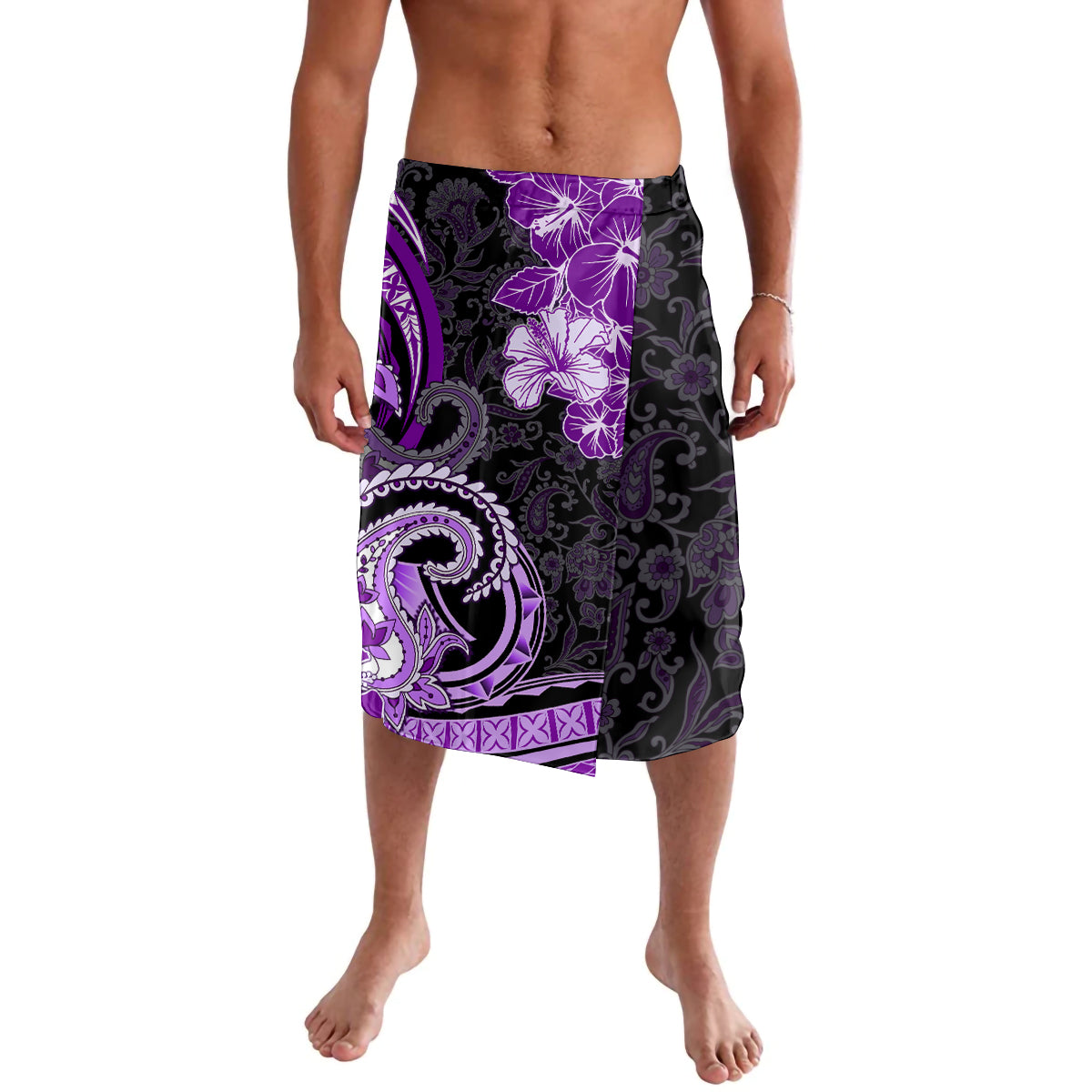 Polynesia Paisley Lavalava Mix Purple Polynesian Pattern LT05 Purple - Polynesian Pride