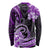 Polynesia Paisley Long Sleeve Shirt Mix Purple Polynesian Pattern LT05 - Polynesian Pride