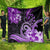 Polynesia Paisley Quilt Mix Purple Polynesian Pattern