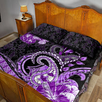 Polynesia Paisley Quilt Bed Set Mix Purple Polynesian Pattern LT05 - Polynesian Pride