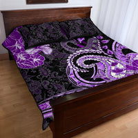 Polynesia Paisley Quilt Bed Set Mix Purple Polynesian Pattern LT05 - Polynesian Pride