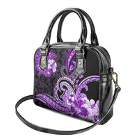 Polynesia Paisley Shoulder Handbag Mix Purple Polynesian Pattern LT05 - Polynesian Pride