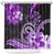 Polynesia Paisley Shower Curtain Mix Purple Polynesian Pattern