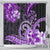 Polynesia Paisley Shower Curtain Mix Purple Polynesian Pattern