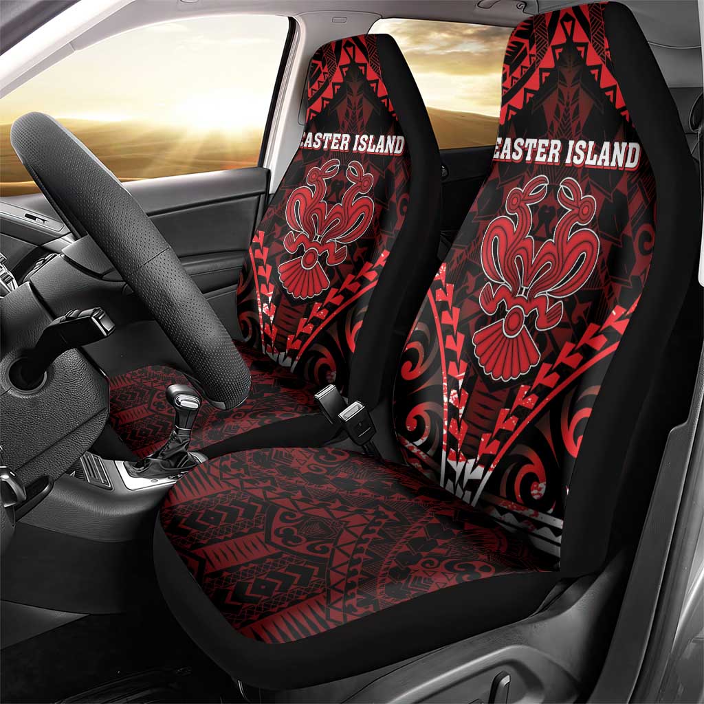 Easter Island Car Seat Cover Polynesian Pattern Emblem LT05 - Polynesian Pride