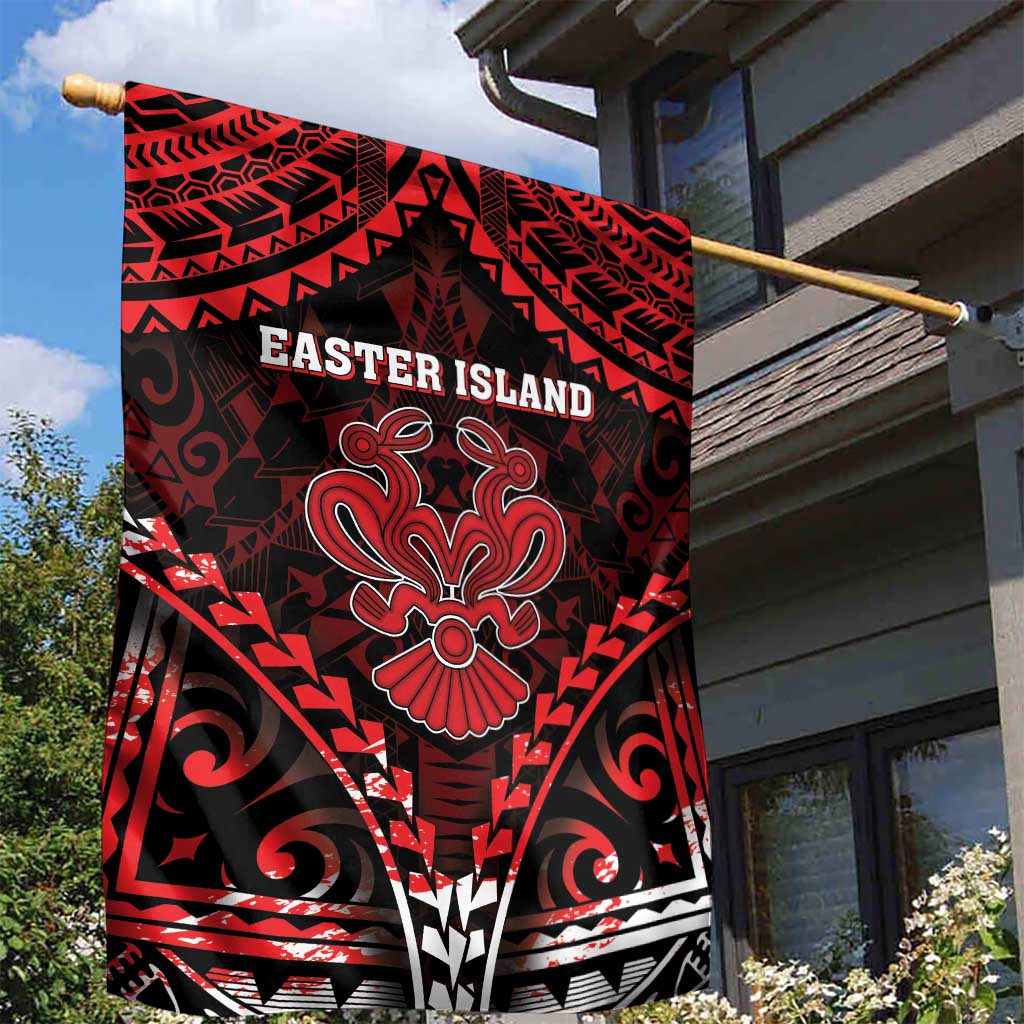 Easter Island Garden Flag Polynesian Pattern Emblem LT05 - Polynesian Pride