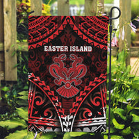 Easter Island Garden Flag Polynesian Pattern Emblem LT05 Garden Flag Black - Polynesian Pride