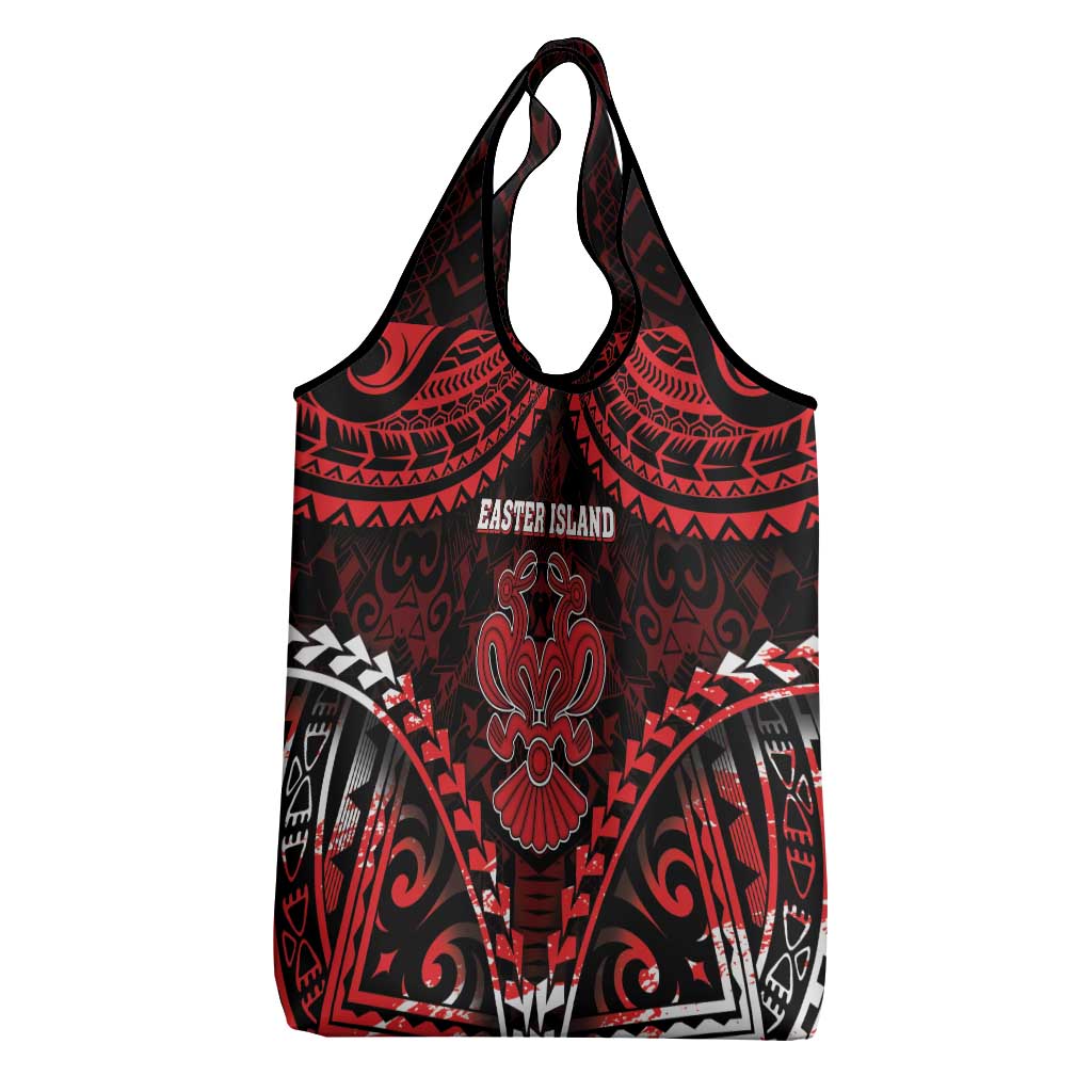 Easter Island Grocery Bag Polynesian Pattern Emblem LT05 - Polynesian Pride