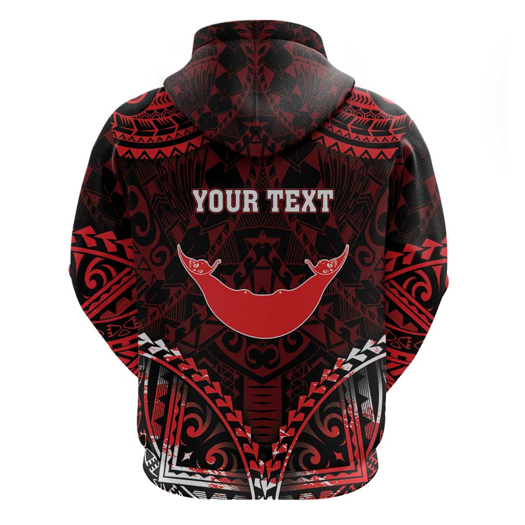Personalised Easter Island Hoodie Polynesian Pattern Emblem LT05 - Polynesian Pride