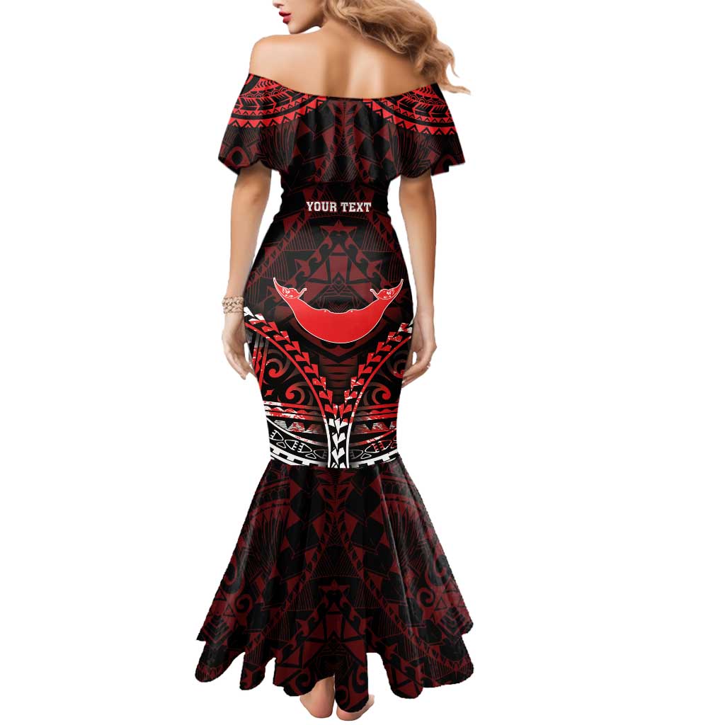 Personalised Easter Island Mermaid Dress Polynesian Pattern Emblem LT05 - Polynesian Pride