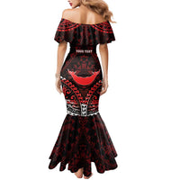 Personalised Easter Island Mermaid Dress Polynesian Pattern Emblem LT05 - Polynesian Pride