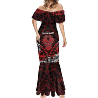 Personalised Easter Island Mermaid Dress Polynesian Pattern Emblem LT05 - Polynesian Pride
