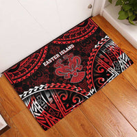 Easter Island Rubber Doormat Polynesian Pattern Emblem LT05 - Polynesian Pride