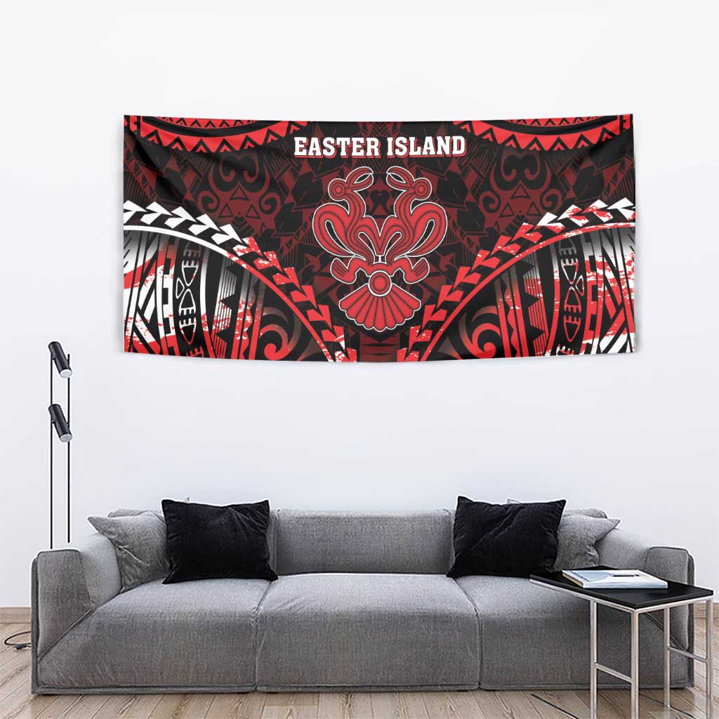 Easter Island Tapestry Polynesian Pattern Emblem LT05 - Polynesian Pride