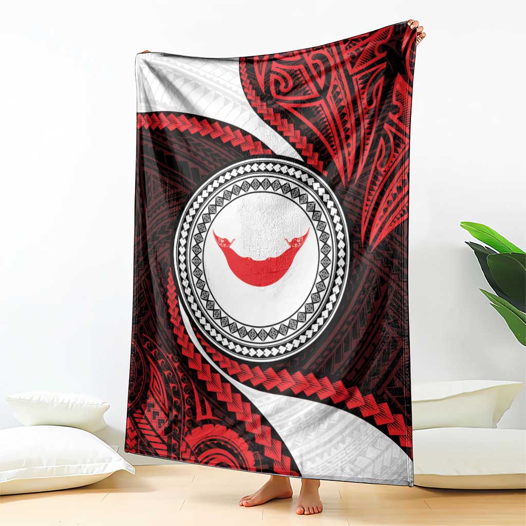 Easter Island Blanket Moai Statues Polynesian Style LT05 - Polynesian Pride