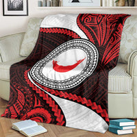 Easter Island Blanket Moai Statues Polynesian Style LT05 - Polynesian Pride