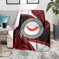 Easter Island Blanket Moai Statues Polynesian Style LT05 - Polynesian Pride