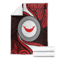Easter Island Blanket Moai Statues Polynesian Style LT05 - Polynesian Pride